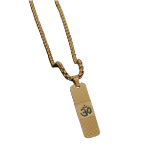 GOLD PLATTED OM PENDANT