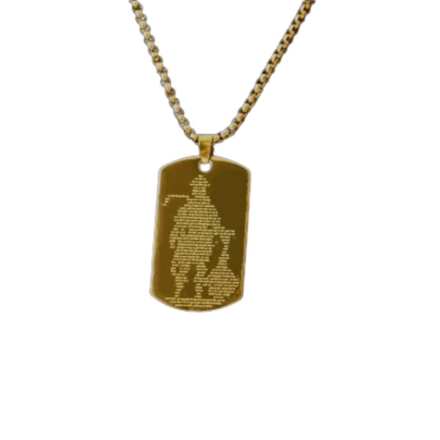 Shree Hanuman Chalisa Pendant Gold